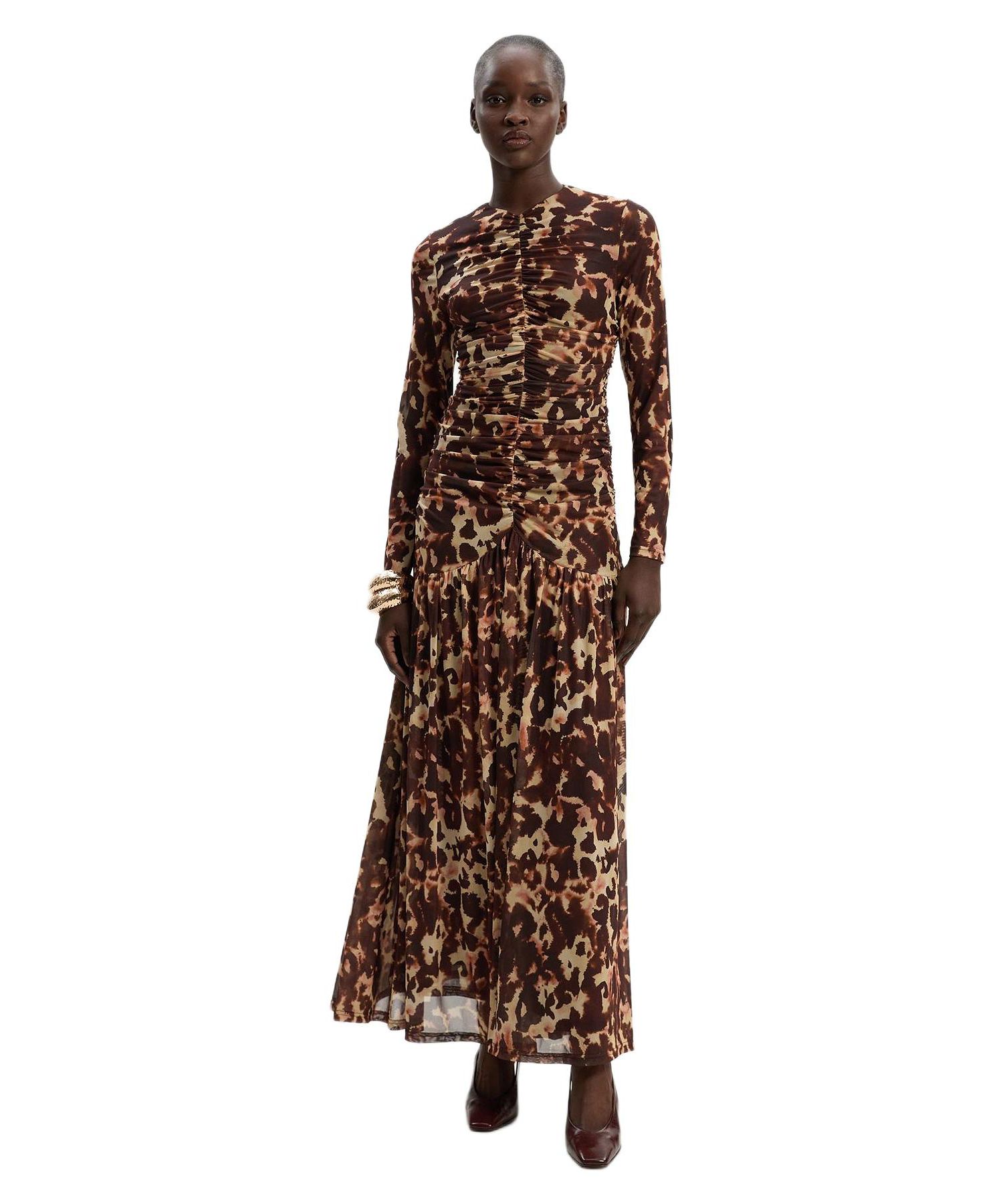 Women's Sculpted Ruched Maxi Dress