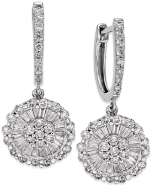 image of Diamond Daisy Earrings (1-1/4 ct. t.w.) in 14k White Gold