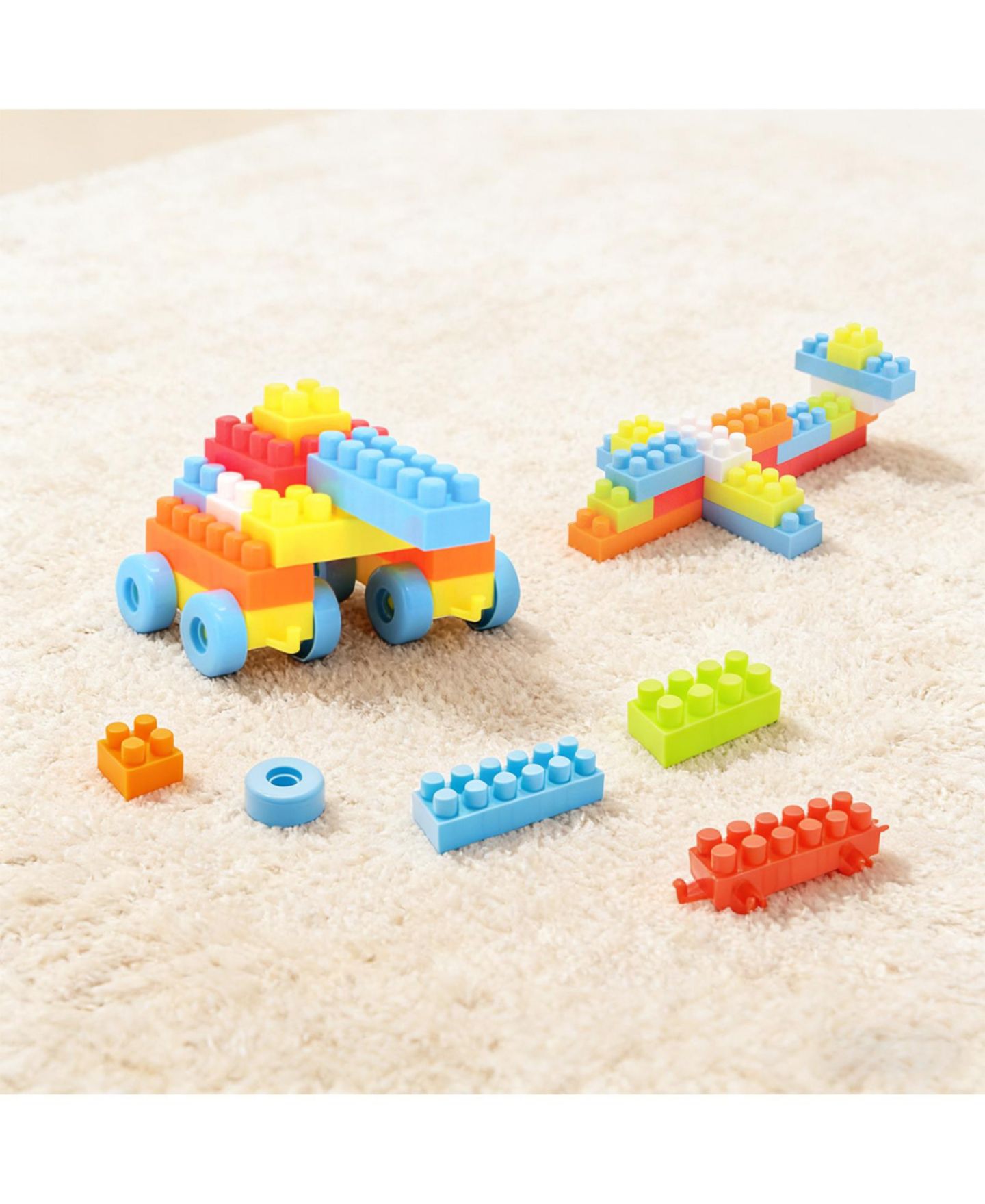 Детские конструкторы Mecale 150-Piece Stem Building Blocks Set, Ages 3+, цвет: Разноцветный — фото 2
