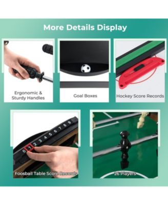 50" 10-in-1 Multi-Game Table with Foosball