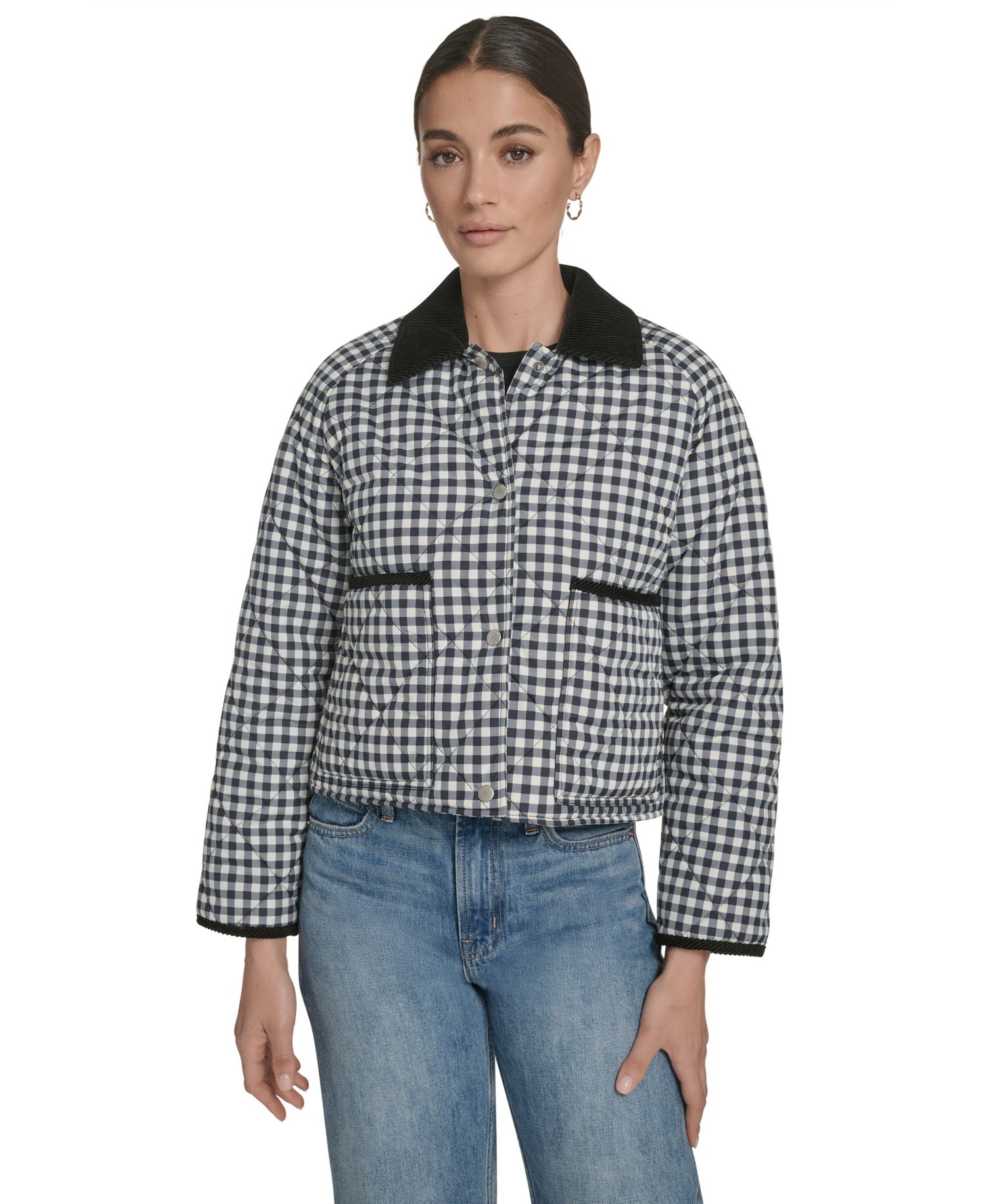 Чёрный/Белый Gingham