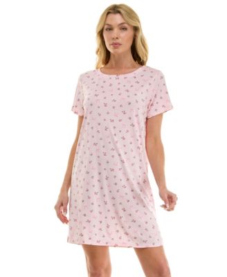 Women's Relaxed Short-Sleeve Sleep Shirt