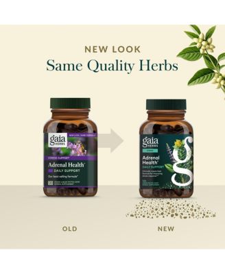 Adrenal Health Daily Support - Herbal Supplement - Maintain Healthy Energy & Stress Levels - 120 Liquid Phyto-Caps (60 Servings)