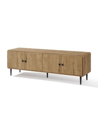 64.5" Modern TV Stand for Living Room, Wood TV Console for TVs up to 70", Media Console Cabinet