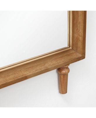 Horizon Arch Wooden 23.6" W x 39.6" H Wall Mirror with Legs