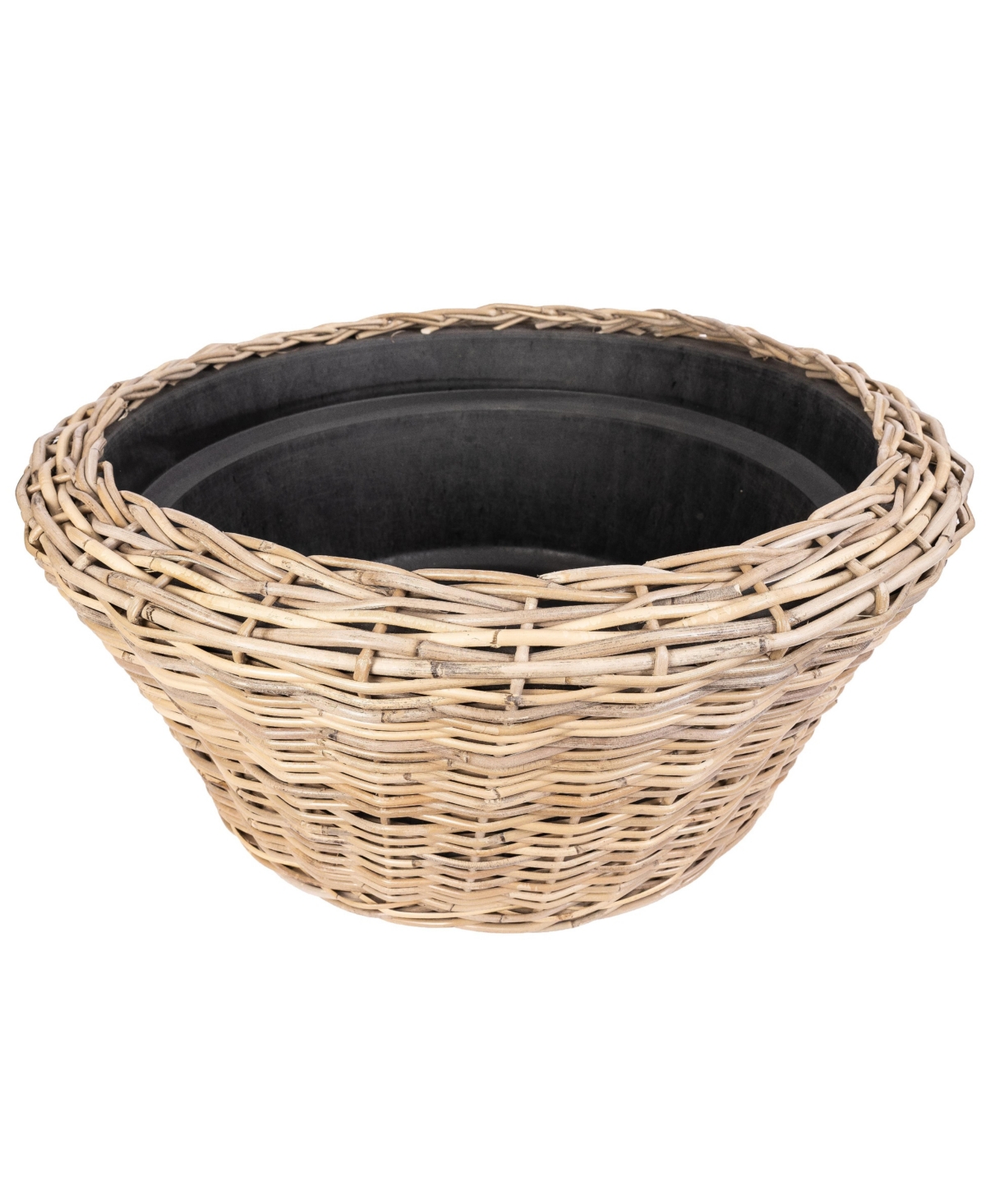 Artifacts Trading Company Round Cone Planter with Plastic Insert