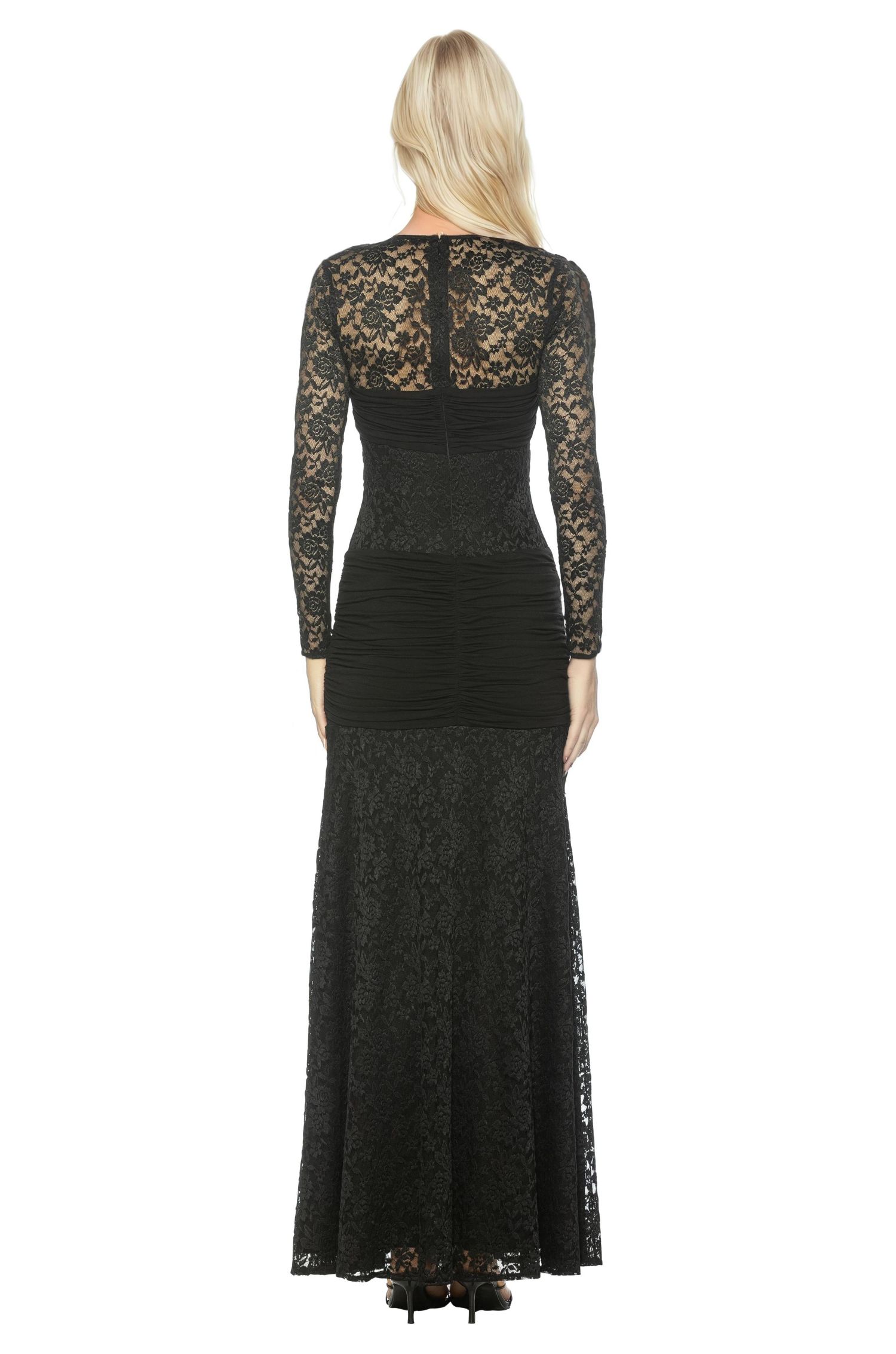 Women's Nova Long Sleeve Ruched Dress