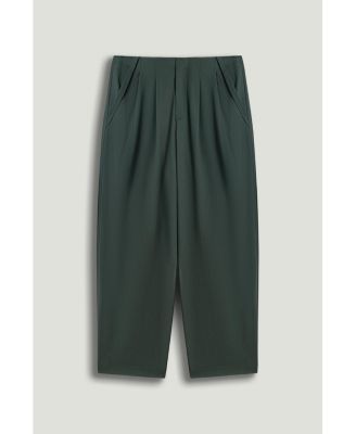 Women's Forest Cropped Cigarette Trousers