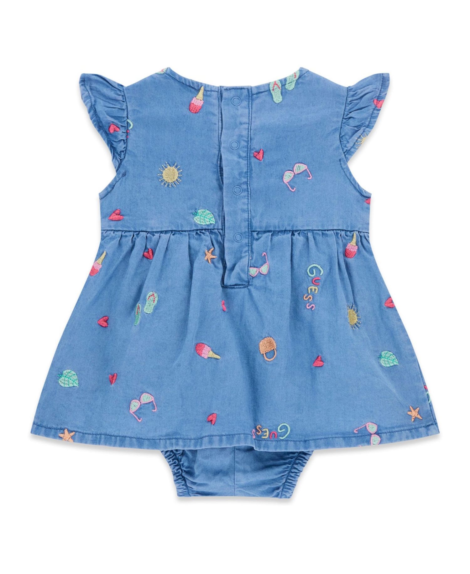 Baby Girls' Chambray Bodysuit Dress