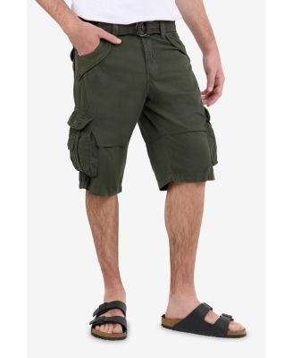 Big & Tall Cargo Shorts Camo & Solid Colors 12.5" Inseam Knee Length Classic Fit Multi Pocket