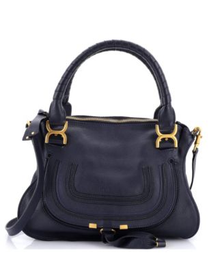 Medium Marcie Satchel Leather