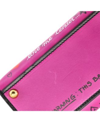 Mini Welcome Top Handle Bag Printed Leather