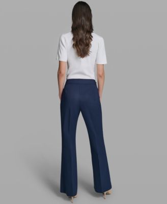 Women's Wide-Leg Mid-Rise Sailor Pants