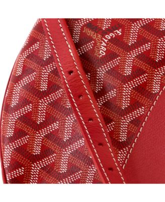 Hirondelle Shoulder Bag Coated Canvas and Leather