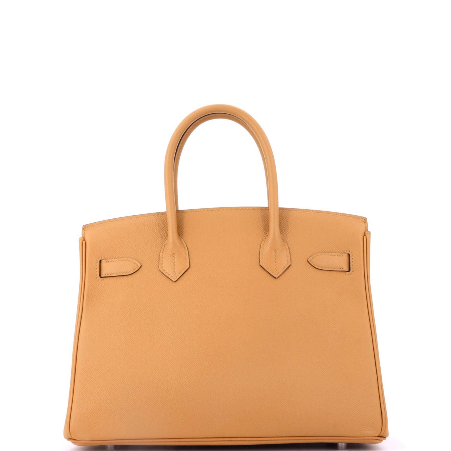 Birkin 30 Handbag Brown Epsom with Palladium Hardware
