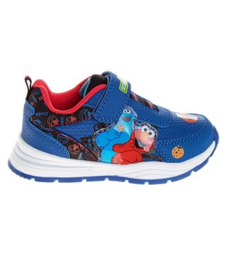 Kids Cookie Monster Light Up Hook & Loop Fashion Sneaker Kids' Easy Hook & Loop Fun Character Design Play Ready Durable