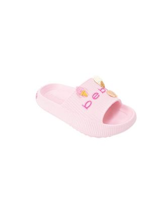 Little Girls Girls  EVA Slide – Lightweight Comfy Slide Sandals with Ice Cream Charms