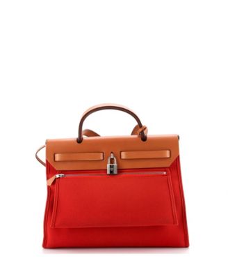 31 Herbag Zip Leather and Toile