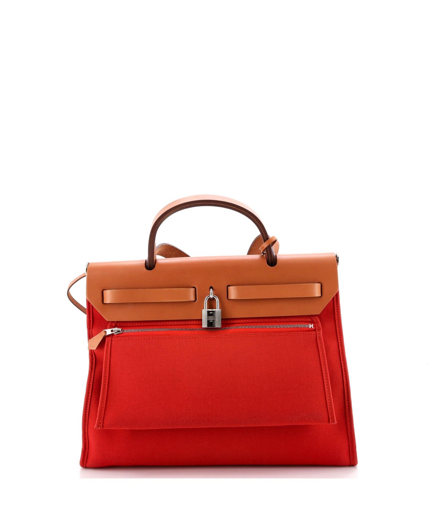 31 Herbag Zip Leather and Toile