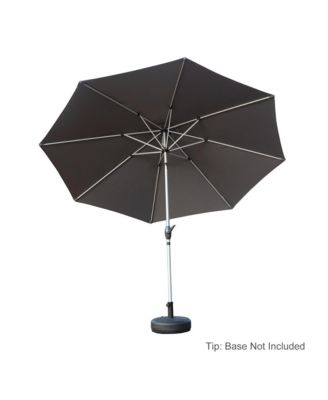 9FT Patio Umbrella, Outdoor Market Umbrella with Push Button Tilt and Crank