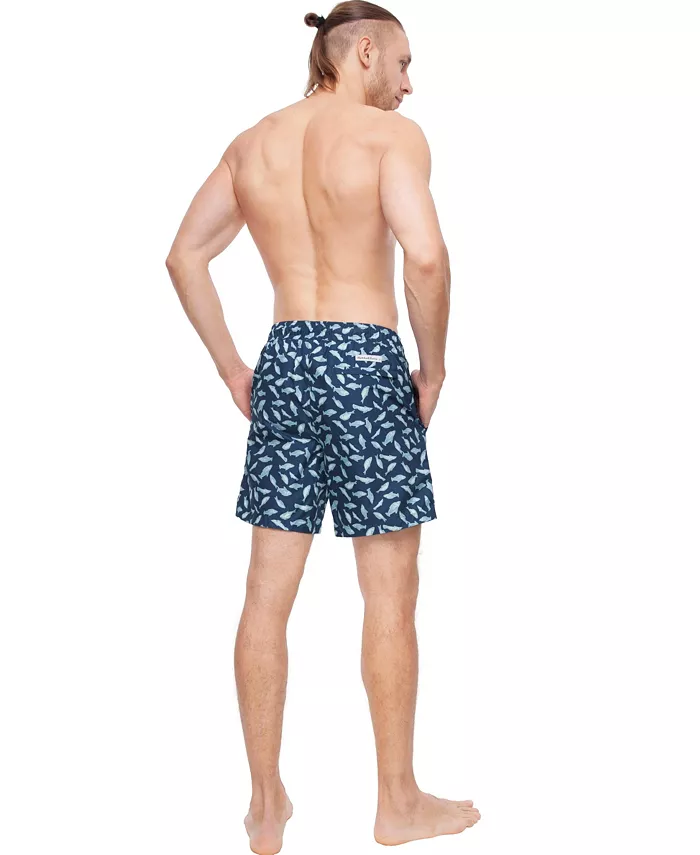 Men's Compression Liner Swim Trunks with Back Zipper Pocket - thumbnail 3