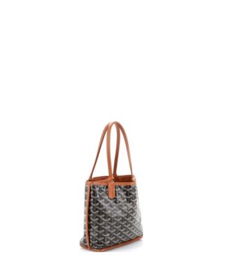 Mini Anjou Reversible Tote Coated Canvas
