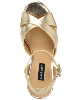 Women's Weston Criss-Cross High Block Heel Platform Sandals