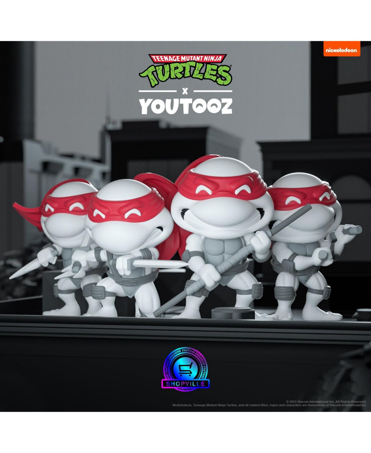 Детская фигурка Youtooz Teenage Mutant Ninja Turtles Raphael Limited Edition 4.2" Collectible Figure, Ages 14+ — фото 7
