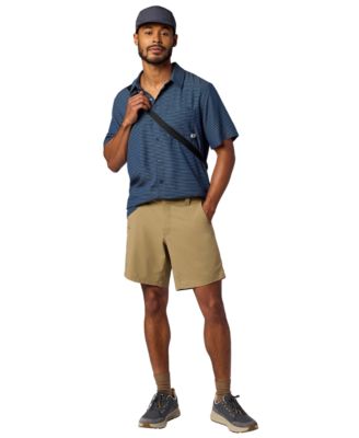 Men's Eldridge Classic Plaid Button-Up Short-Sleeve Shirt