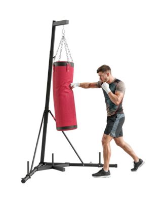 72.8"-90.9" Adjustable Freesding Punching Bag with Sd,