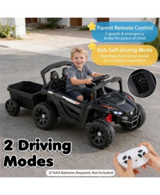 12V Battery Powered Ride On Tractor with Parent Remote