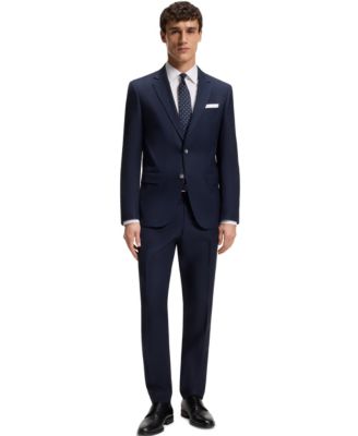 BOSS by Men's Easy-Iron Cotton Poplin Slim-Fit Dress Shirt