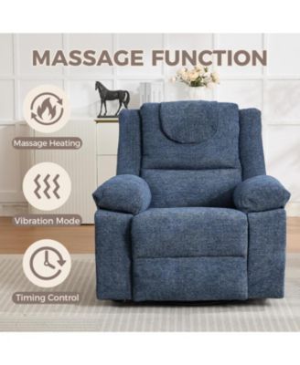 Adults Oversized Rocking Nursery Glider Recliner Chair