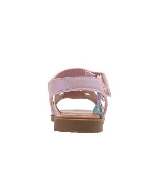 Big Girls Girl's  Fashion Sandals – Dressy Shoes with  rs  Logo and Hanging Charms