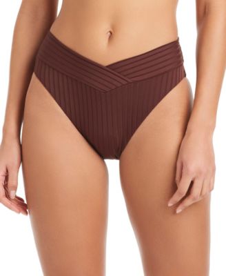 Women's Refresh Ribbed Moderate-Coverage Swim Bottoms