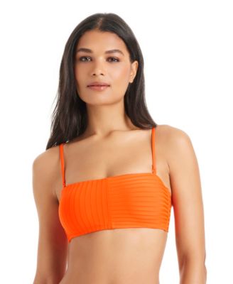 Women's Tie-Back Bandeau Bikini Top