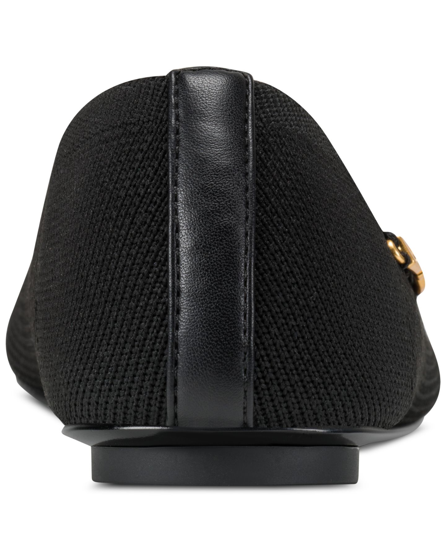 Женские балетки Donna Karan New York Avery, цвет: Чёрный вязаный — фото 3