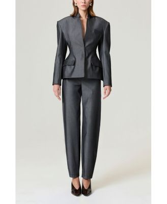 Women's Structured Padded High-Neck Jacket