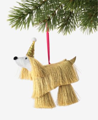 Beauty Boom Fringe Poodle Ornament