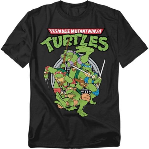 Мужская футболка Teenage Mutant Ninja Turtles Tmnt Group, цвет: Чёрный
