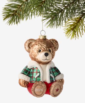 Cozy Cabin Bear Ornament