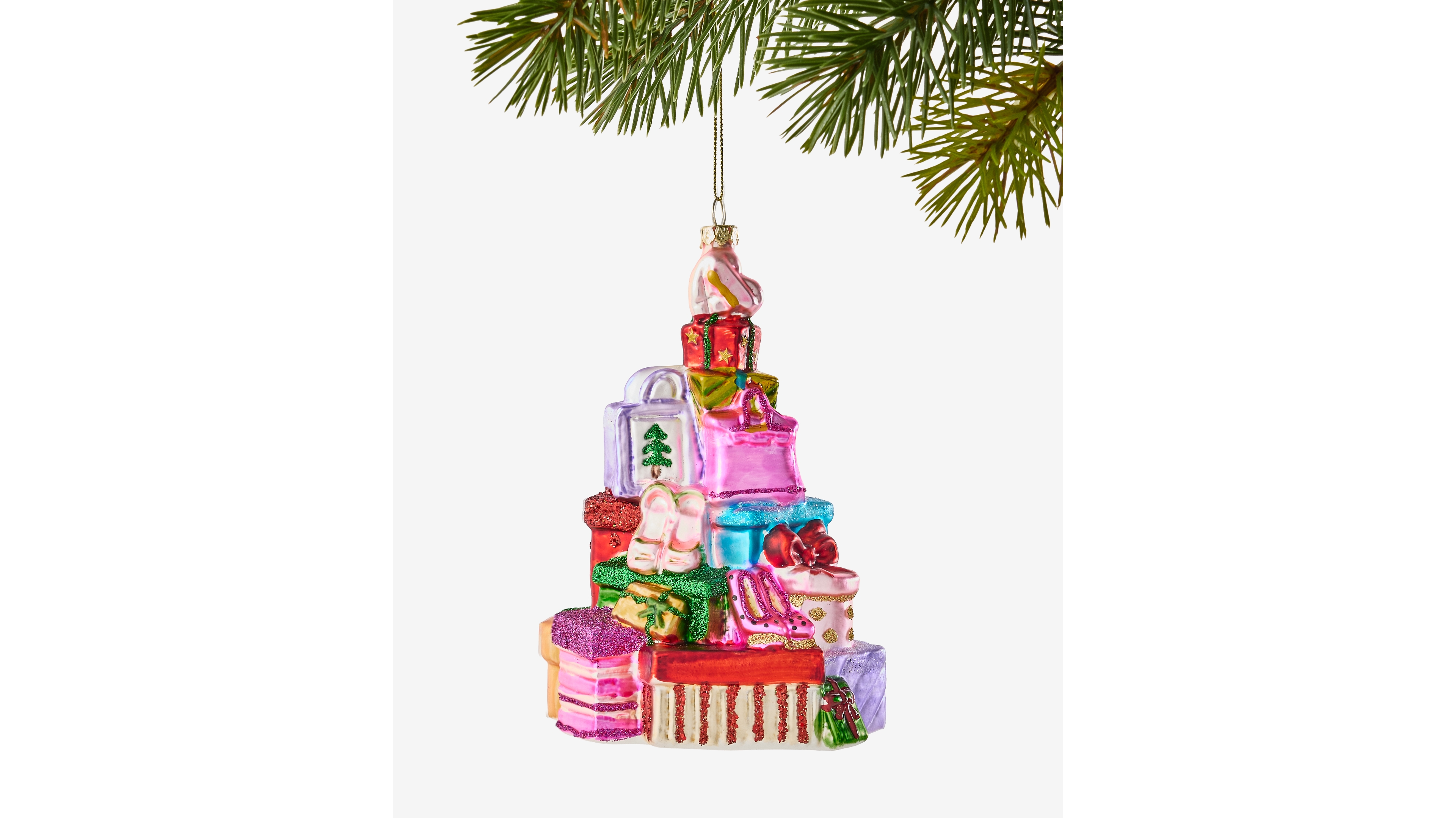 Holiday Lane Beauty Boom Gifts Tree Ornament, Macy's Exclusive