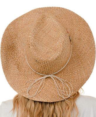 Gem Stone Straw Cowboy Hat