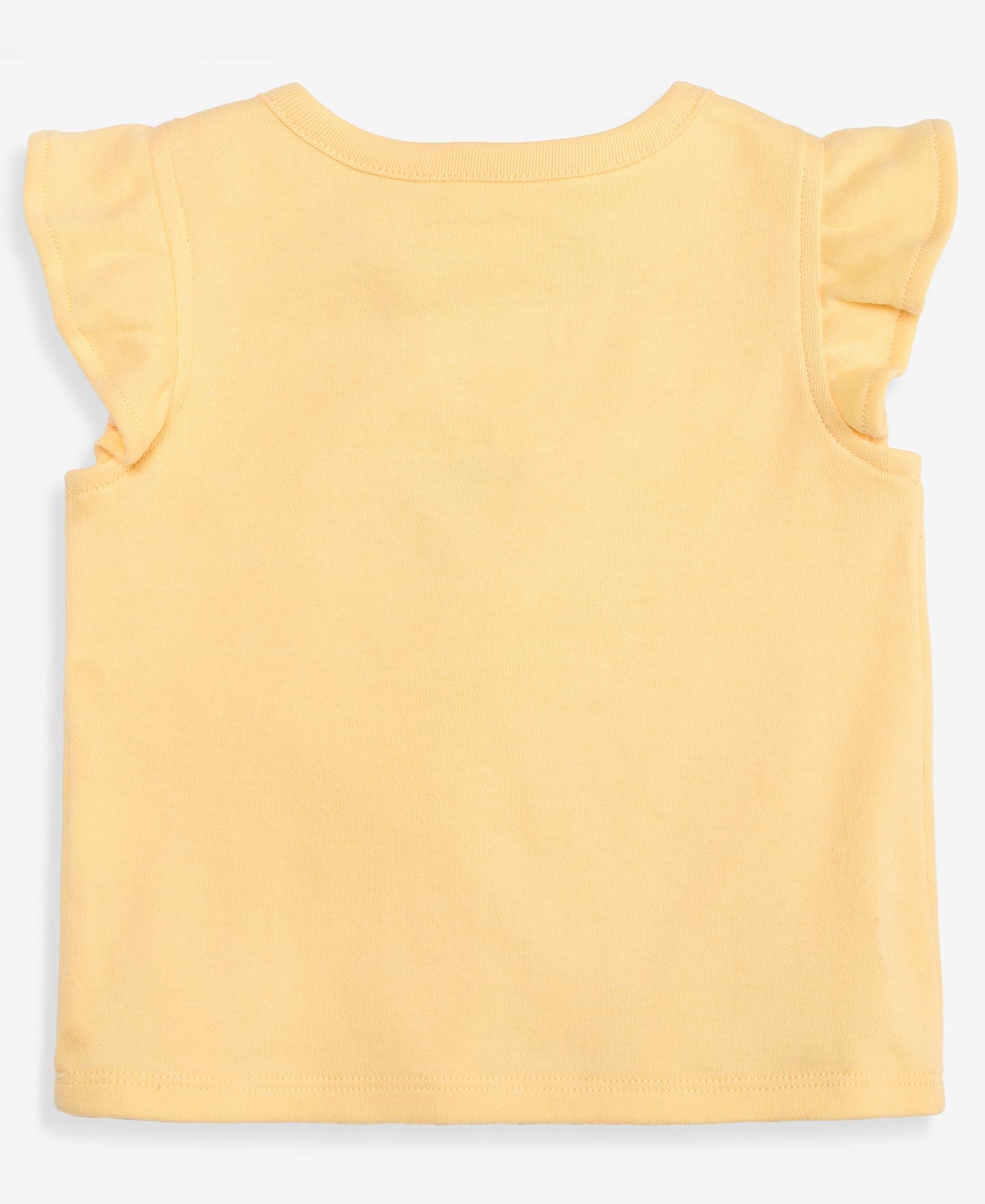 Футболка First Impressions Mix and Match Lemon-Print Flutter-Sleeve T-Shirt для девочек-малышей — фото 2