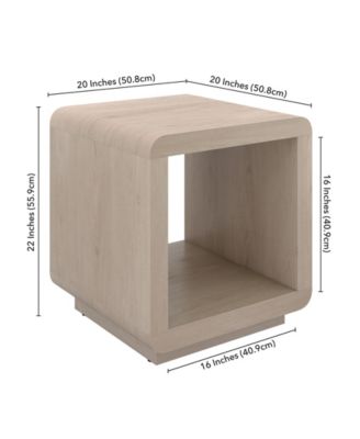 Lonni 20" Wide Square Side Table
