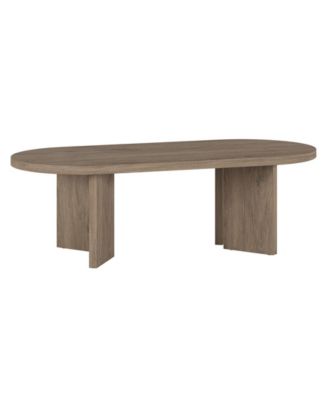 Alma 48" Wide Oval Coffee Table