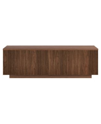 Reyes 48" Wide Rectangular Fluted Coffee Table