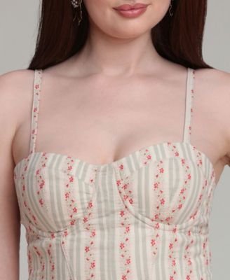 Women's Sweetheart Neck Mini Top