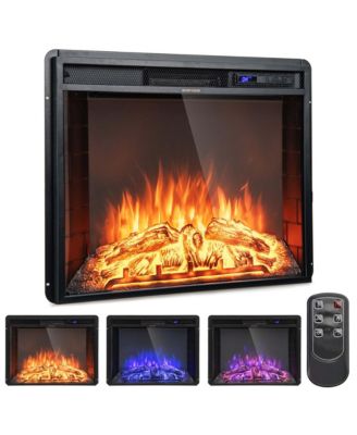 26 Inch Recessed Electric Fireplace heater W/ Remote Control