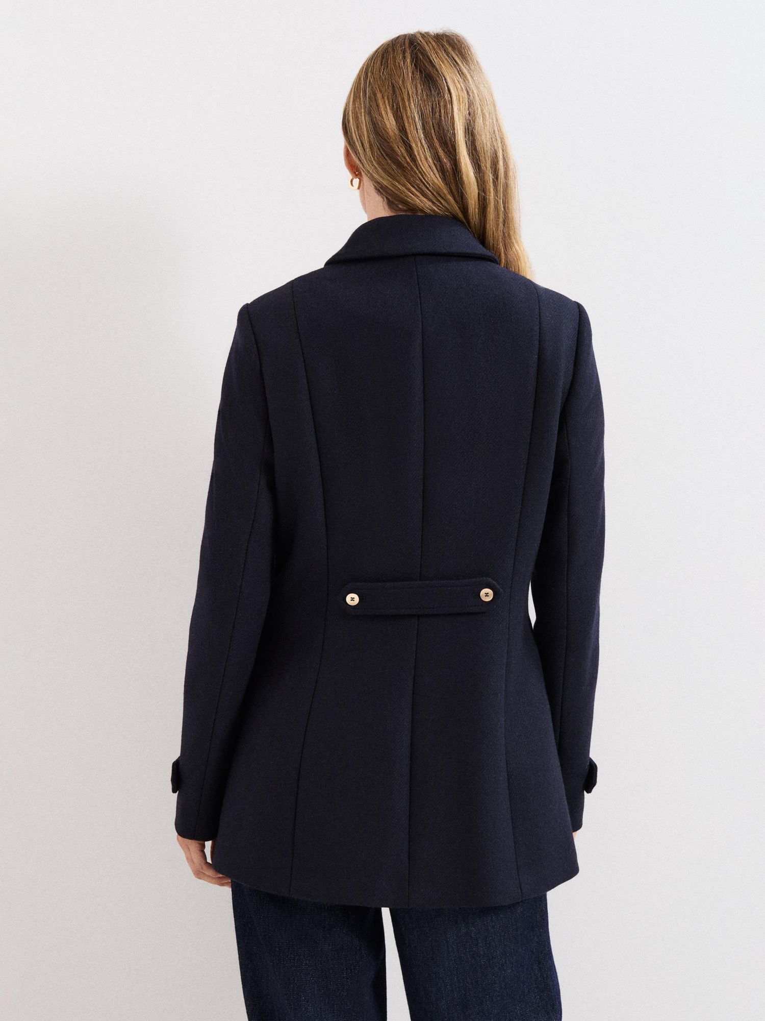 Women's Aurelie Wool Peacoat